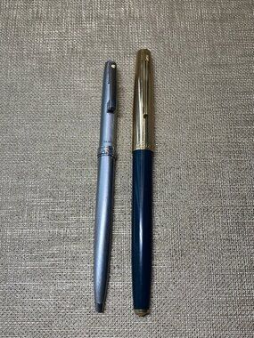 Vintage Sheaffer USA Ballpoint Pen & Dux 042 Fountain Pen Hooded Nib Lot